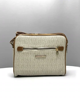 کیف دوشی زنانه طرح کنف mr90-29
