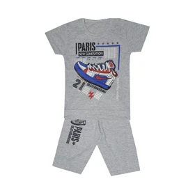 ست تیشرت و شلوارک پسرانه کد 1286