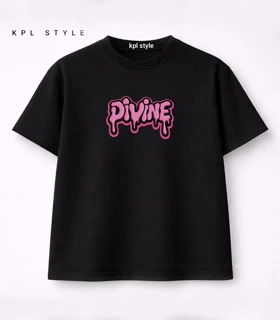 تیشرت باکسی یونیسکس طرح تایپوگرافی کد 1504