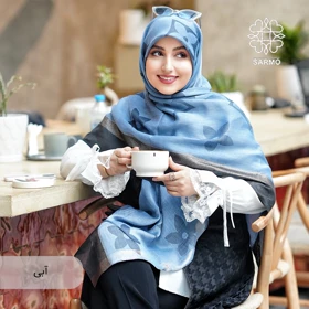 روسری نخ ابریشم رافاگل