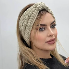 هدبند پاپیون بافت دار