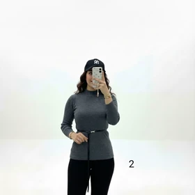 بلوز یقه گرد کبریتی در 6 رنگ