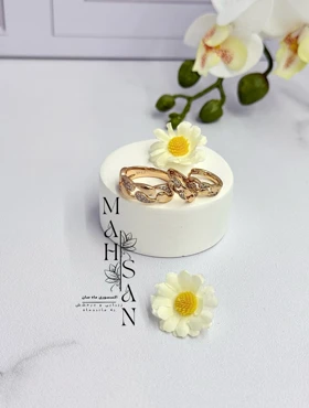 نیم ست زنانه گوشواره و حلقه ژوپینگ کد XU2445 هدیه خاص
