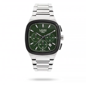 ساعت مچی مردانه لاکسمی بند استیل مشکی کد Laxmi 8918/6
