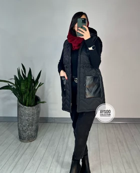 پافر کلاهدار مشکی