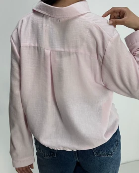 شومیز لینن پایین گتر کد 500486