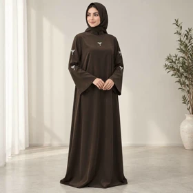 عبا ژاکلین سونیا قهوه ای