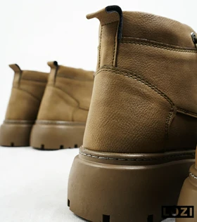 نیم بوت چرمی مردانه سبز Timberland
