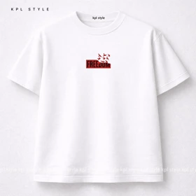 تیشرت باکسی نخ پنبه طرح صلح | پارچه بادوام | کد 1450