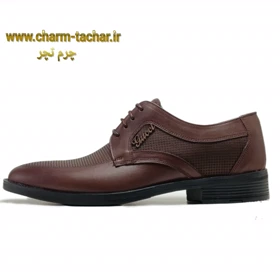 کفش رسمی مردانه چرم طبیعی کد 595