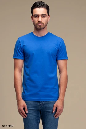 تیشرت مردانه یقه گرد آستین کوتاه