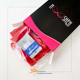 سوتین نخی قرمز فنردار راحتی برند نوشه پوش