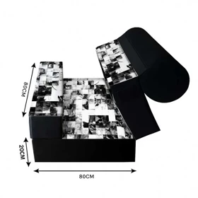 کاناپه تخت شو یک نفره شطرنجی طرحدار مدل M1121