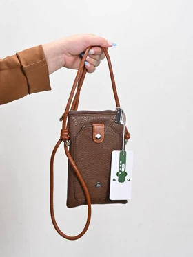 کیف موبایل زنانه بنو مدل پرنیان کد BENO 5099 (شکلاتی)