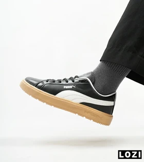 کفش کتانی مردانه مشکی کرم PUMA SUEDE