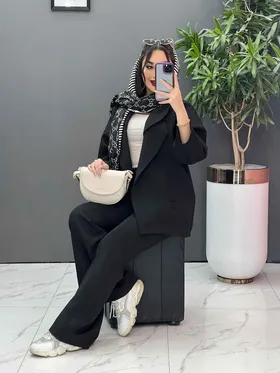 مانتو زنجیر دار پشت نگین