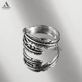 انگشتر طرح برگ Leaf Ring S2