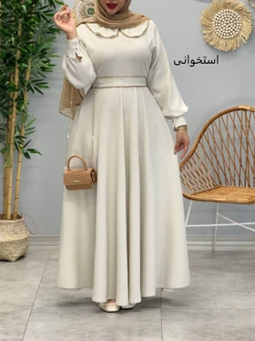 3053-پیراهن مزونی شارلوت