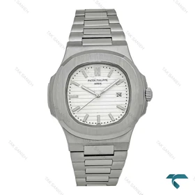 ساعت مچی مردانه پتک فیلیپ ناتیلوس سیلور صفحه سفید Patek-2473-G