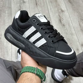 کفش و کتانی لژدار مردانه مدل آدیداس ADIDAS رنگ مشکی سفید