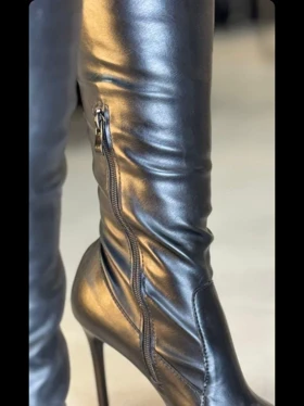 بوت بلند مجلسی بغل زیپ