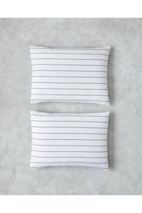 روبالشی دو عددی English Home مدل Serene Stripes چاپی