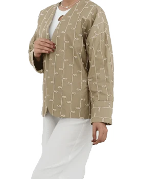 کت سوزن دوزی آستردار