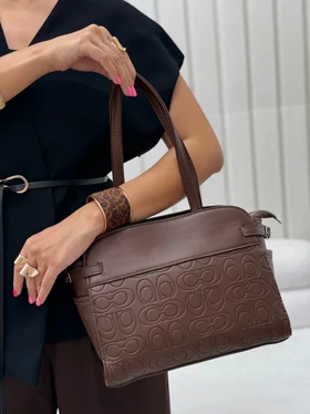 کیف زنانه چرم کالیکس (قهوه ای)