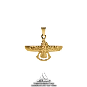 آویز طلایی فروهر Faravahar Pendant G01