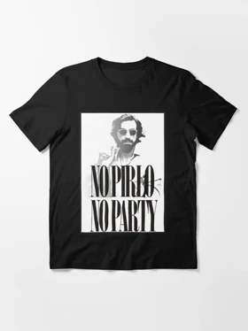تیشرت ورزشی یونتوس | تیشرت Juventus F.C طرح No Pirlo No Party کد 148150