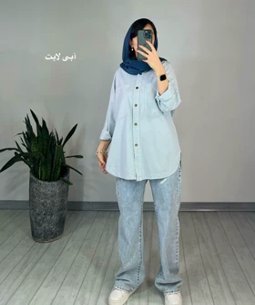 مانتو مداد رنگی آسمان(ایراد دار)