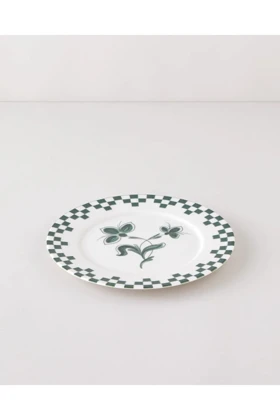 بشقاب سرو چینی English Home مدل Gardenia - سبز