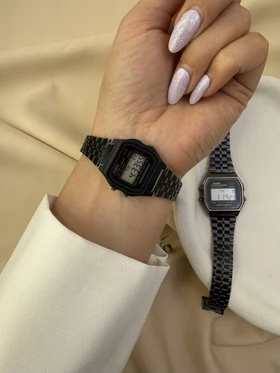 کاسیو نوستالژی مشکی casio A159W