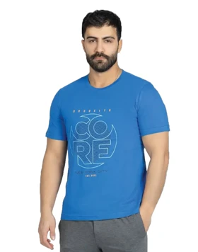 تیشرت راحتی مردانه نیم آستین طرح core سیلکا