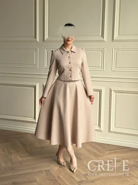 کت و دامن کرپ