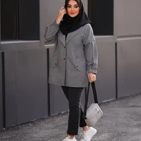مانتو دانشجویی اداری مدل آویژه