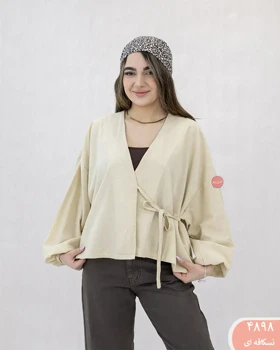 شومیز جلو بندی 4898