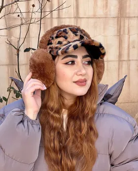 کلاه کپ خز پلنگی