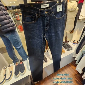 شلوارجین راسته مینی طرح رانگلر