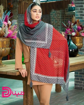 شال توپ توپی رنگی نخی