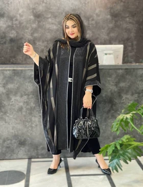 مانتو عبایی هستی کد : 6521