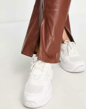 شلوار زنانه چرم برند اروپایی Missguided