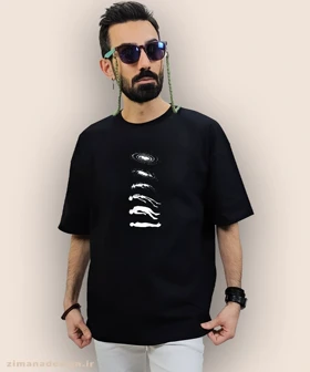 تیشرت لش مردانه و زنانه طرح سفر به بینهایت