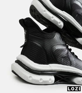 کتانی ساق‌دار مردانه مشکی سفید Nike air jordan 23