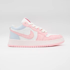 کتانی جردن 1 صورتی بنفش کد 6078