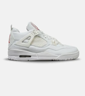 کتانی ساق‌دار مردانه سفید Nike air jordan 4
