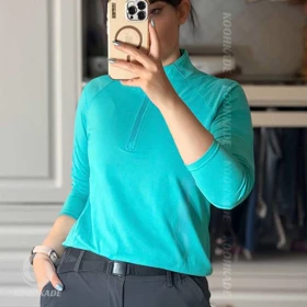 تیشرت نیم زیپ زنانه BLACKDEER 213