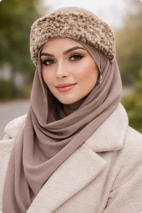 هدبند روسی موهر پشمی ترند 7343