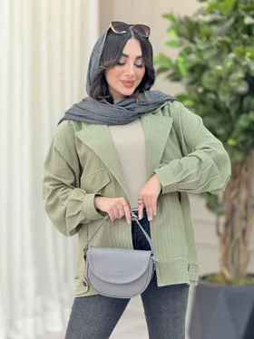 مانتو پشت پاگن پیله دار