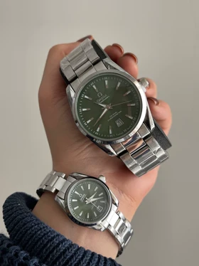 ساعت اومگا کلاسیک صفحه سبز
